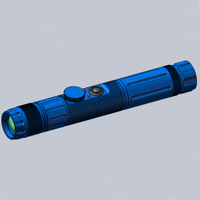 Designatore torcia tattica laser tattica illuminatore LED blu regolabile con messa a fuoco su rotaia di difesa militare